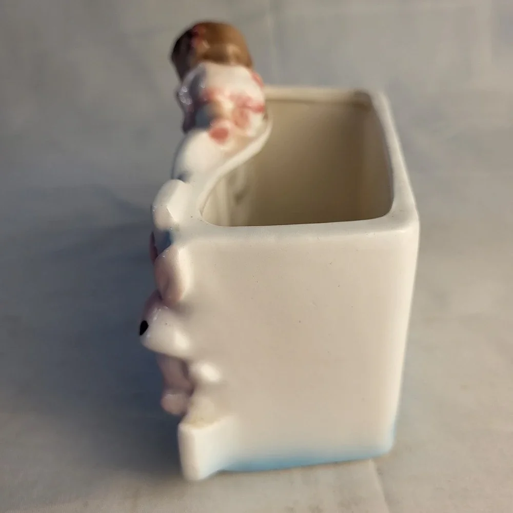 Vintage Baby Girl Planter Napcoware Ceramics